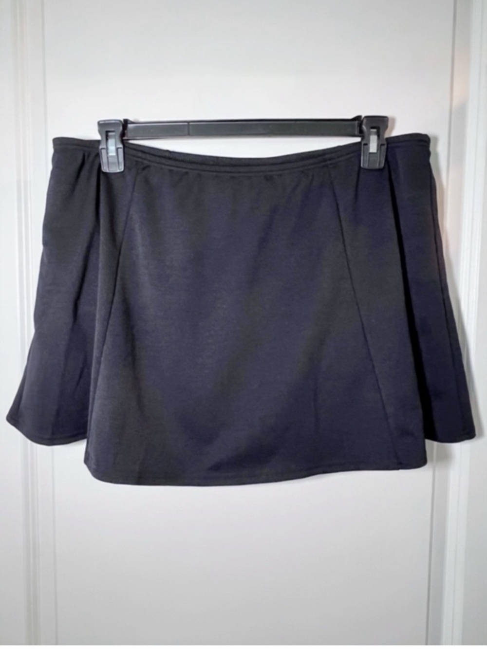 Black Swim Skirt Bottom Plus Size 22W Modest Skort Attached Brief SUIT YOURSELF